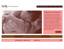 Tablet Screenshot of bellybirth.com